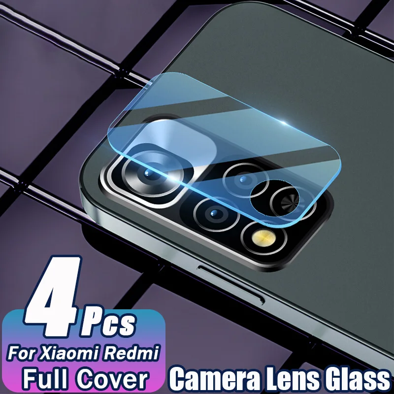 

4PCS HD Camera Lens Protection Glass Film For Xiaomi Redmi Note 11 10 9 8 7 Pro Plus Full Cover Lens Protector Redmi9 8 7 A X 5G