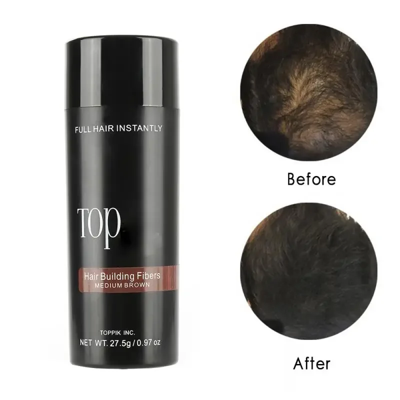 Hair Fiber Applicator Hair Keratin Topic Thickening Spray Hair Growth Powder Hair Building Fibers Loss Products Man Hair Care