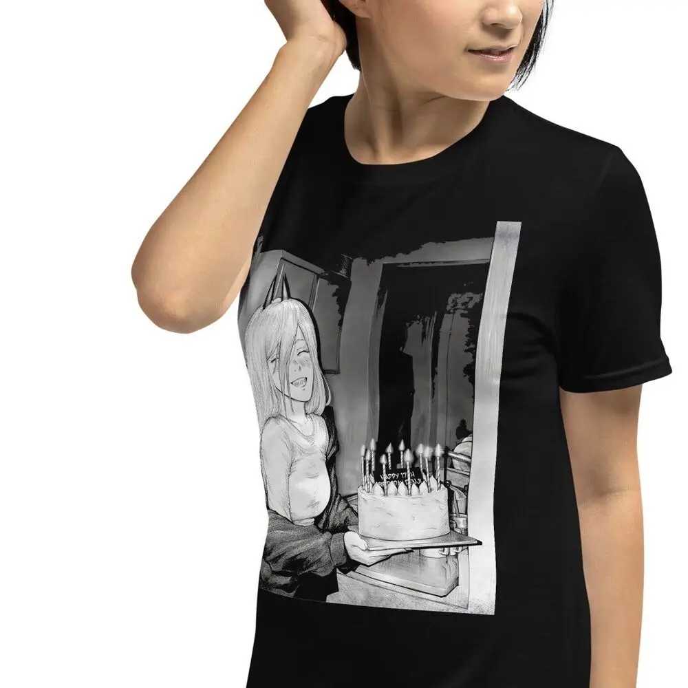 Anime Devil Girl Horror Creepy Goth Short-Sleeve Unisex T-Shirt