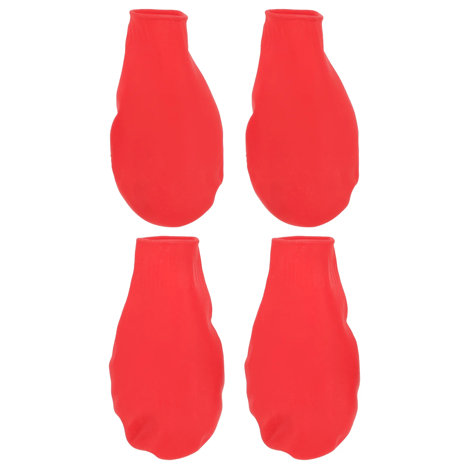 

4Pcs Protective Dog Rain Shoes Anti-Slip Lightweight Waterproof Dog Boots Convenient Pet Shoes for Outdoor Activities