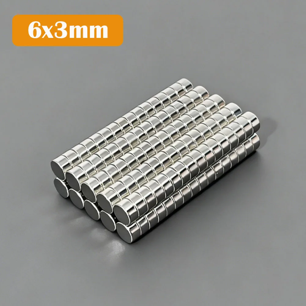 

Магниты неодимовые N35, 6x3 мм, круглые, сверхмощные, постоянные, NdFeB, для холодильника, магнитные DIY-проекты