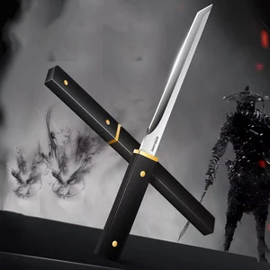 Plastic knife of the utility fist of the barbecue, cutting fish, fruit, steak, kitchen knives, sharp, descending, butcher, chief cook, cleaver, meat 10 Main Sales Handmade Knives for Barbecue - №10