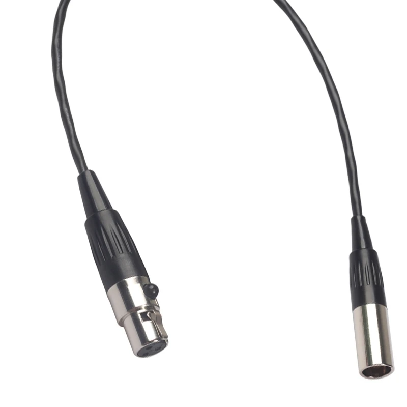 Mini xlr 3-poliger Stecker auf xlr 3-polige Audio kabel Aluminium folie abgeschirmtes Draht-Audio kabel für Mikrofon kameras