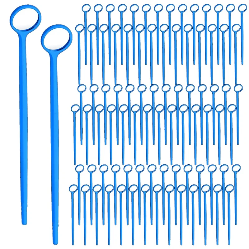 A97G 300 Pcs Disposable  Mirror Anti Fog Mouth Mirror Individually Packed  Mirror For Teeth Oral