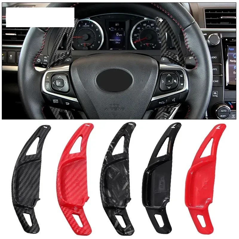 

Автомобильный руль, рычаг переключения передач, удлинитель переключения передач для Toyota Rav4 Camry Corolla Reiz Ralink Zelas Lavin, углеродное волокно