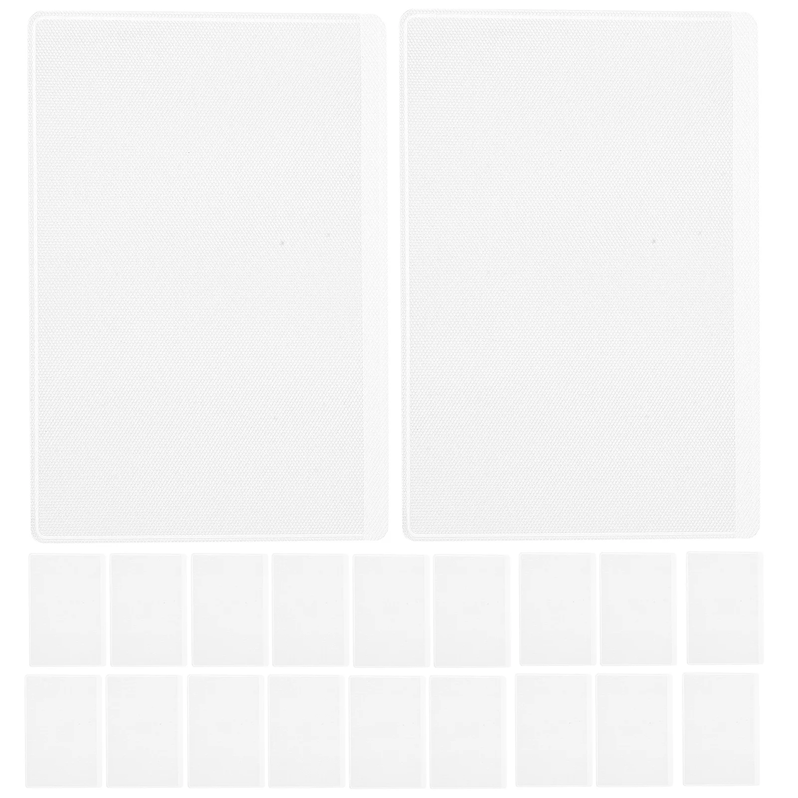 

50 Pcs Business Card Protection Case Access Holder Clear Sleeves Plastic Pvc Protector