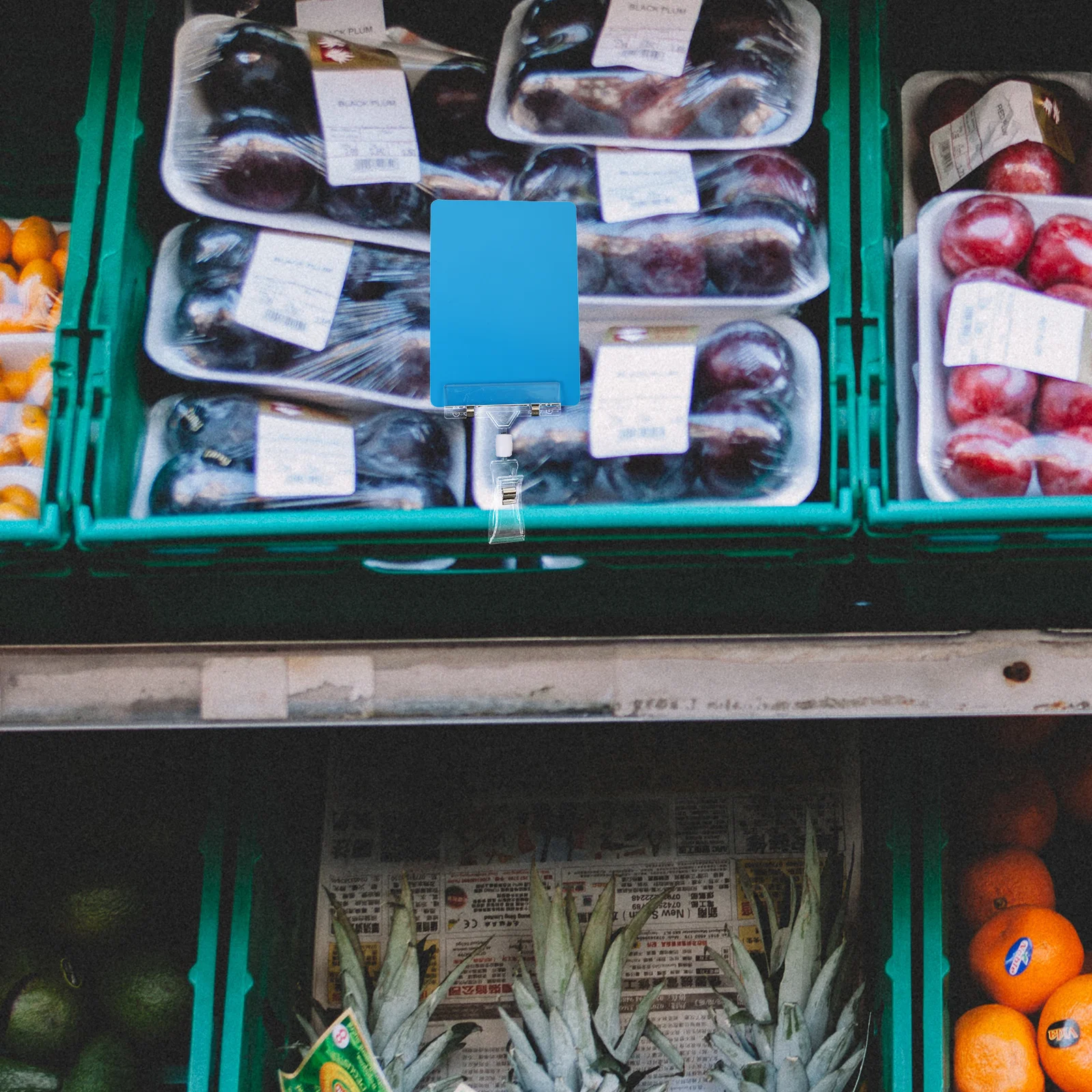 1Set Reusable Erasable Price Sign Holder Adjustable Display Stand for Retail Store Supermarket Advertising Menu