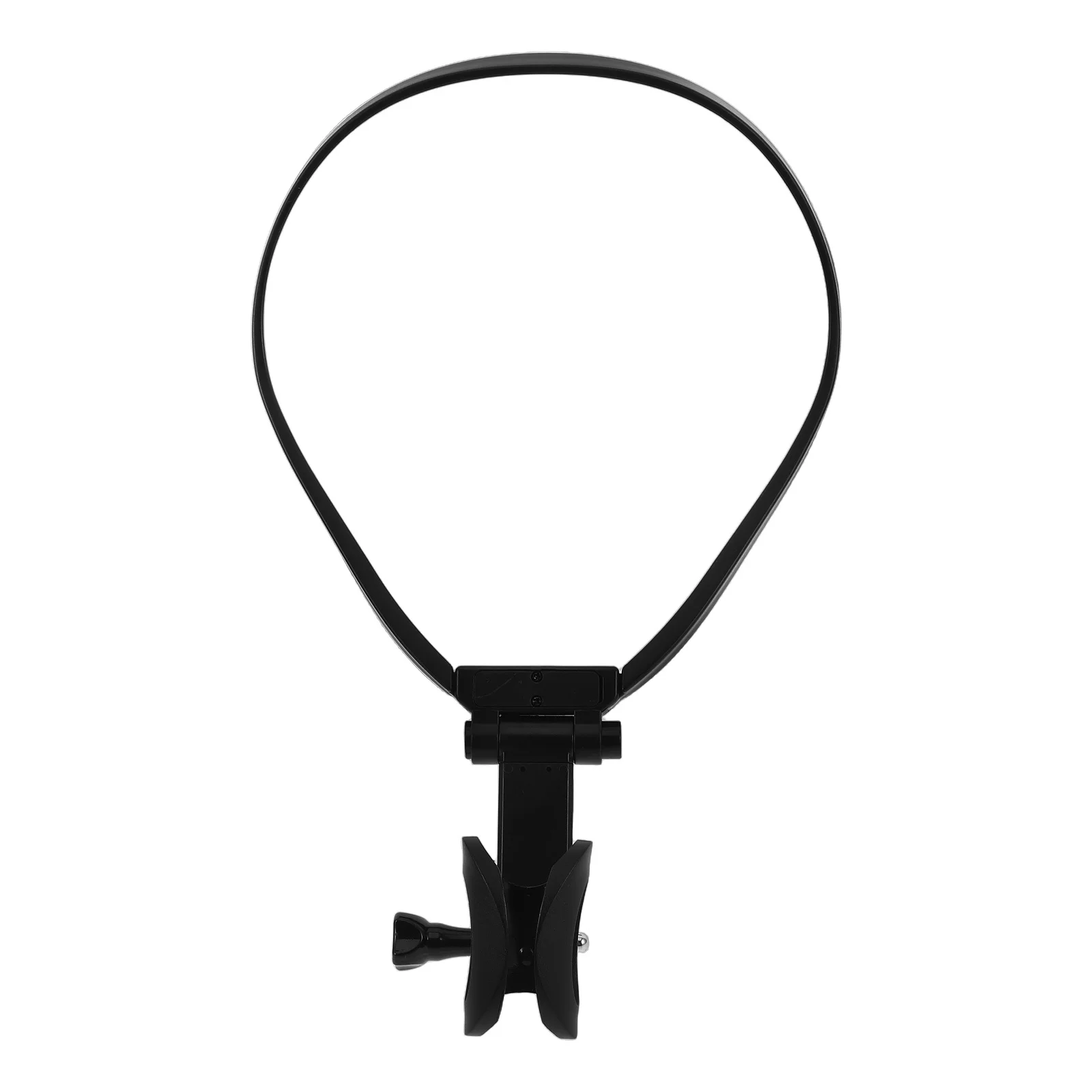 

Neck Hanging Microphone Holder with Adjustable Design for Musicians Singers Magicians Handsfree Performance Mic Neck Mount Clip