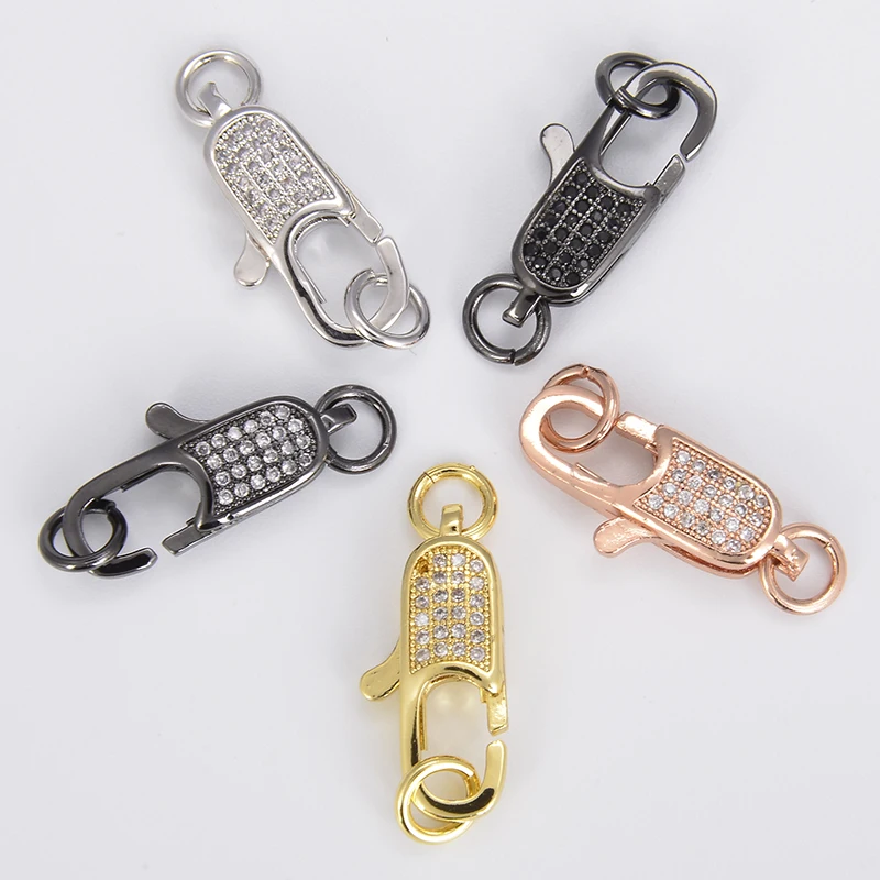 3PCS Keychain Accessories Charms Jewelry Making Supplies DIY Earrings Necklace Bracelet Zircon for Women Handmade Accessories