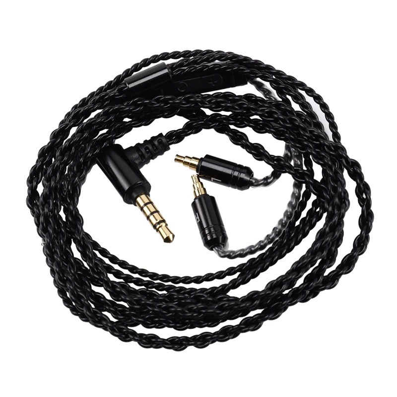 POP-l ゼンハイザー IE40 PRO ヘッドフォン用交換用オーディオケーブル アップグレードコード ワイヤーマイクボリューム