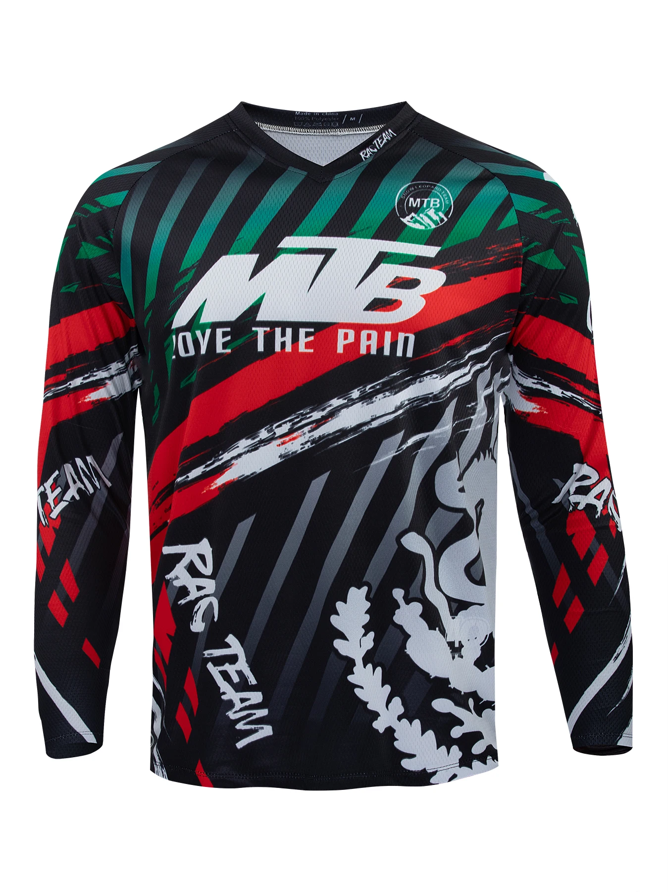 Downhill-Trikot, MTB-Trikot, Sport-T-Shirt, Radsport-Downhill-Shirt, Motorrad-Offroad-Shirt, Mountainbike-Langarm-Sportbekleidung
