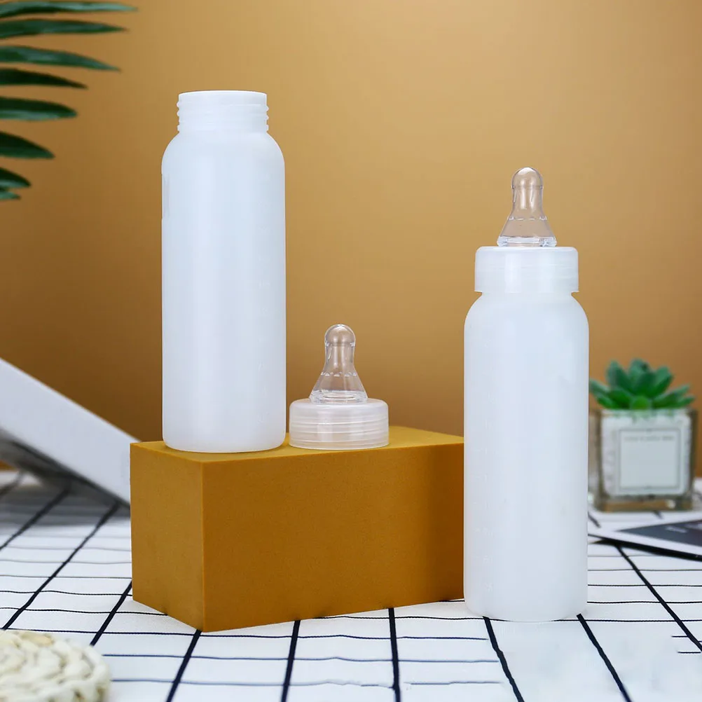 

10pcs Baby Sheep Milk Bottles Lamb Feeding Containers Piglets Nursing Bottle 250Ml High-Grade Livestock Feeder Portable Farm