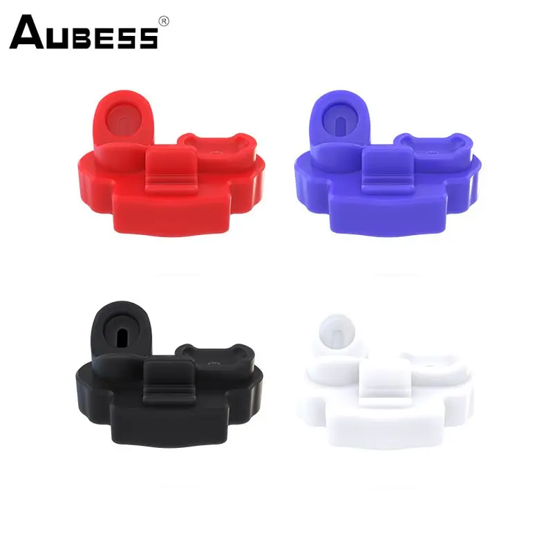 スマートウォッチ用シリコン充電スタンド、スリーインワン、快適、大規模、フレキシブル、モバイルアクセサリー、ベースホルダー、ブルー