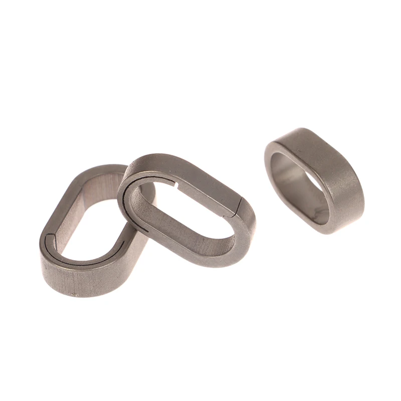 Titanium Alloy Mini Key Ring Connection Buckle Universal Joint Auxiliary Ring Connection Bayonet Ring Personality Creativity