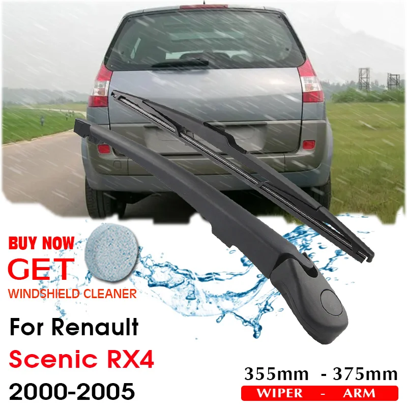 

Car Wiper Blade Rear Back Window Windscreen Windshield Wipers For Renault Scenic RX4 Hatchback 355 mm 2000-2005 Auto Accessories