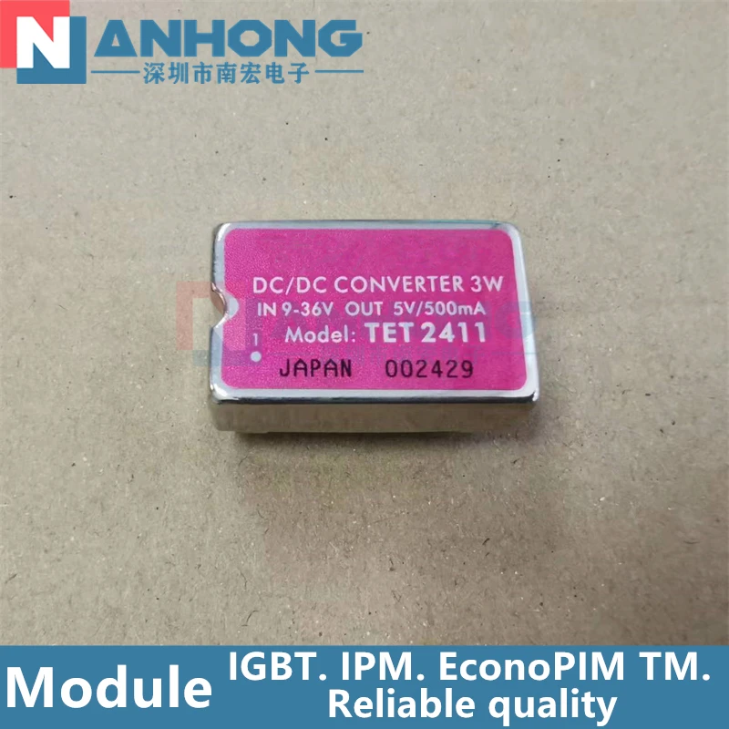 TET2411 DC-DC Power-Module originale nuovo IN:9-36V OUT:5V/500mA