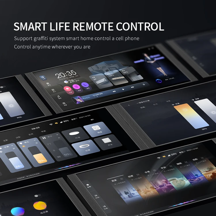 12 Inches Central Control Panel Intelligent Scenes Smart Zigbee Gateway Tuya Multi-functional Touch Screen Control Panel