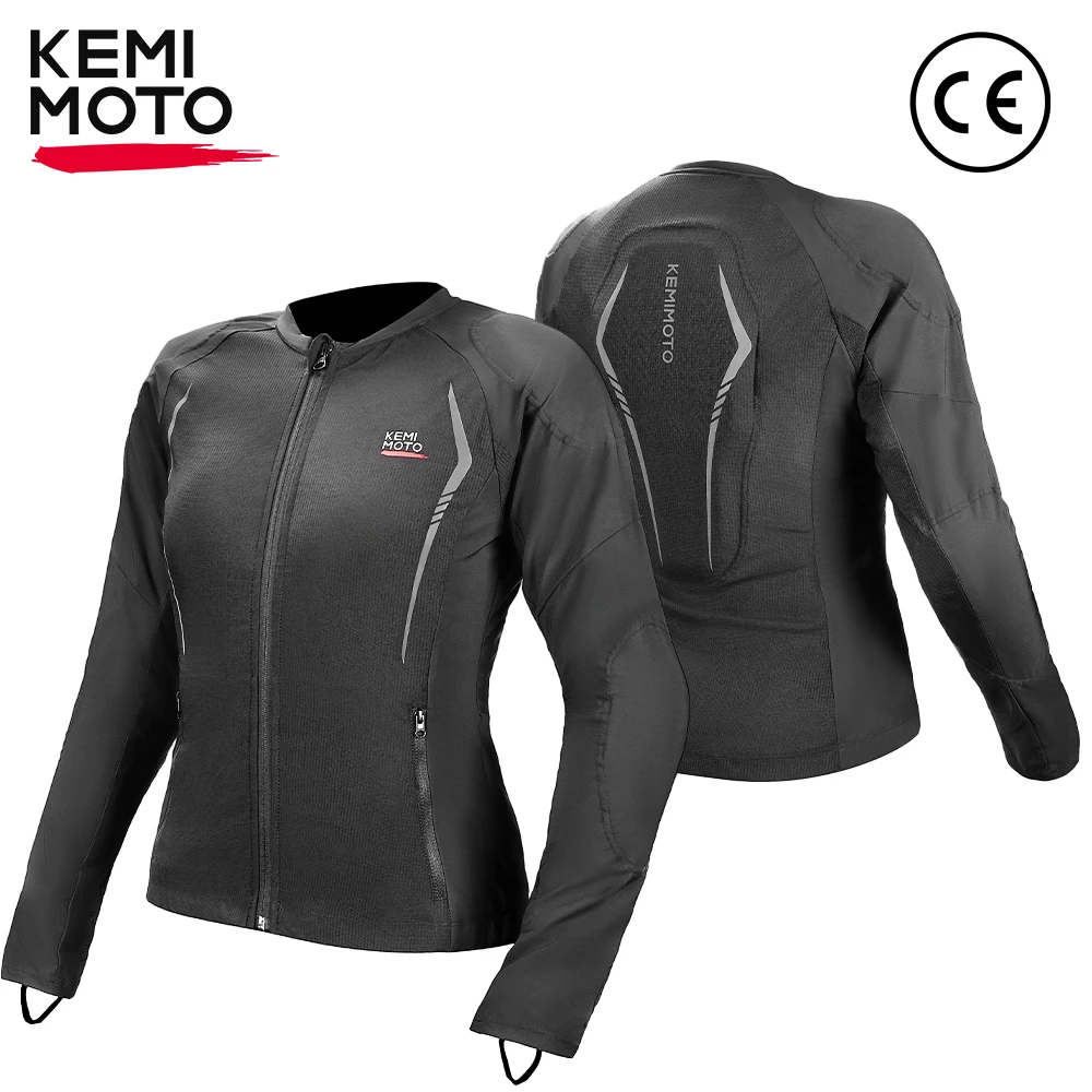 

Summer Motorcycle Jacket Armor for Men And Women Riding CE Certified Body Protector Breathable Soft Mesh Gear Set Moto Equipment