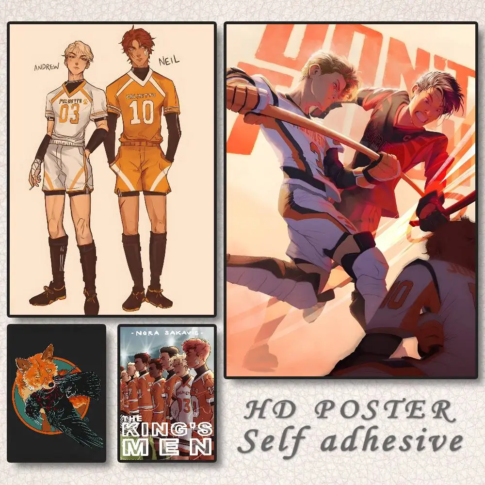 The Foxes – All for the Game Poster, selbstklebende Kunst, wasserfester Papieraufkleber, Kaffeehaus, Bar, Wohnheim, Zimmer, Wanddekoration
