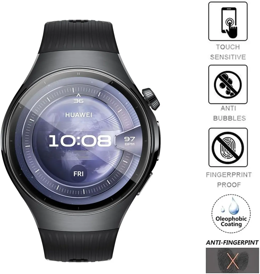 Защитная пленка для экрана Huawei Watch 5, 3 шт., гидрогелевые пленки 42/46 мм, браслет для умных часов, защитная пленка для экрана