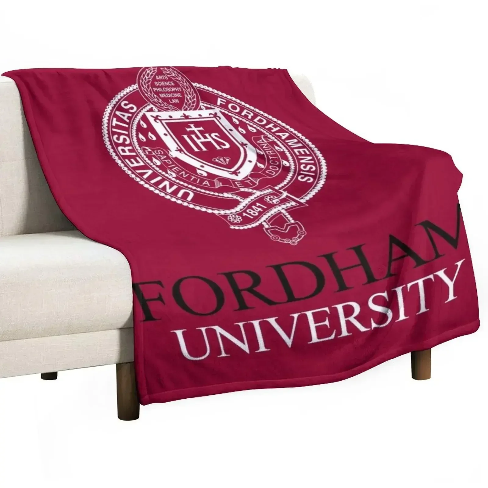 

Fordham University Throw Blanket Cozy Throw Blanket for Bed Sofa Chair