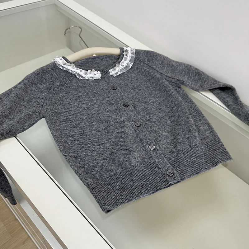 2025年秋先行販売-ベビーガールズ-カーディガン-コットンコート-ベビーガールズ-冬服-セーターベスト-ベビーボーイズ-セーター-子供用コート