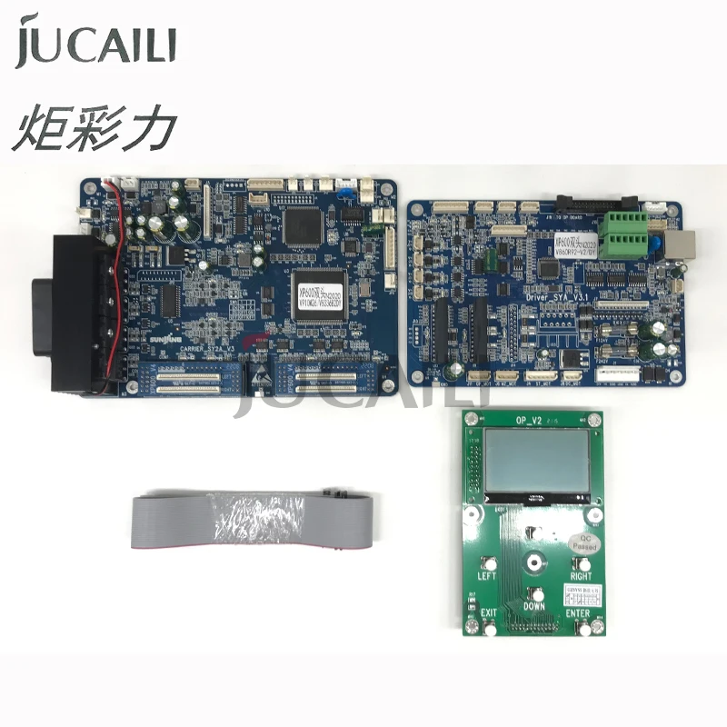 Jucaili new version Senyang board kit V6 version for Epson I3200 double head carriage board main board for Eco solvent printer