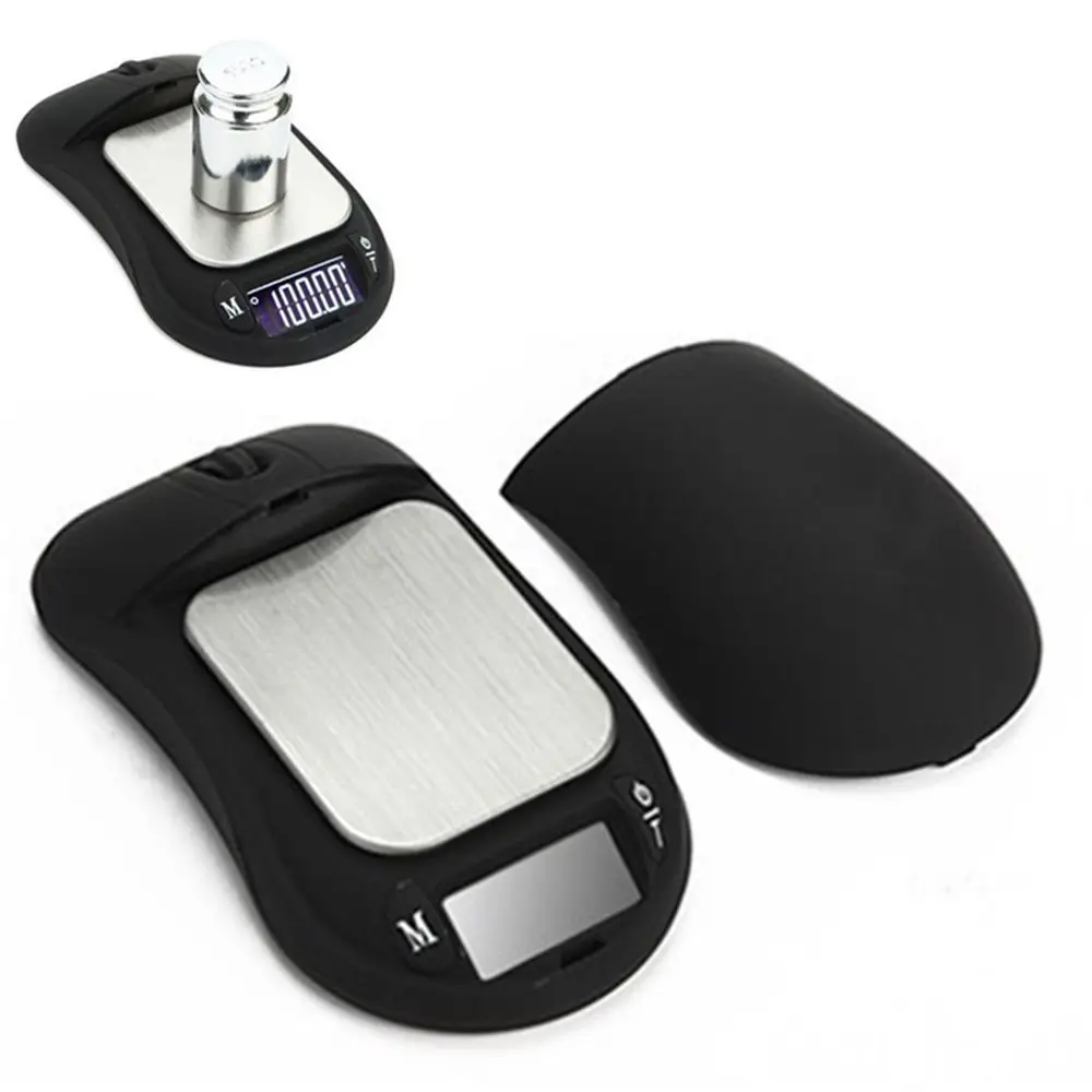 Eletrônico Display Lcd Escala de Peso Balanças Digitais Equilíbrio Mouse Forma Escalas de Precisão Jóias Escala Gram