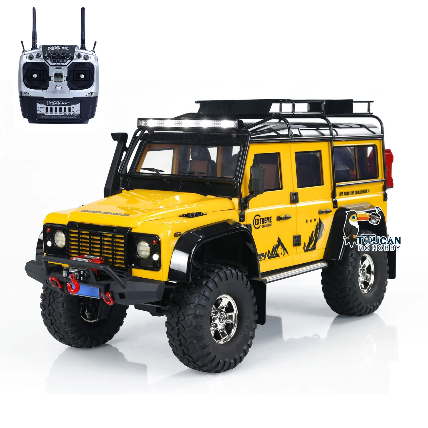 Mini Toys 4x4 HG P411 RC Crawler Car 1/10 RTR Off-road Electric Climbing Vehicle Differential Lock 45A ESC Toys Gifts TH20438