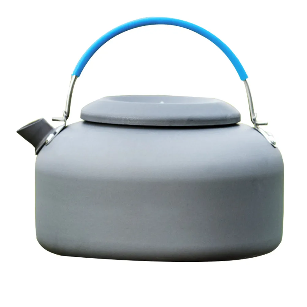 

Походный чайник из алюминия 1,4 л: компактный, легкий, для кипячения воды, для пикников, походов, костров, портативная посуда для кемпинга