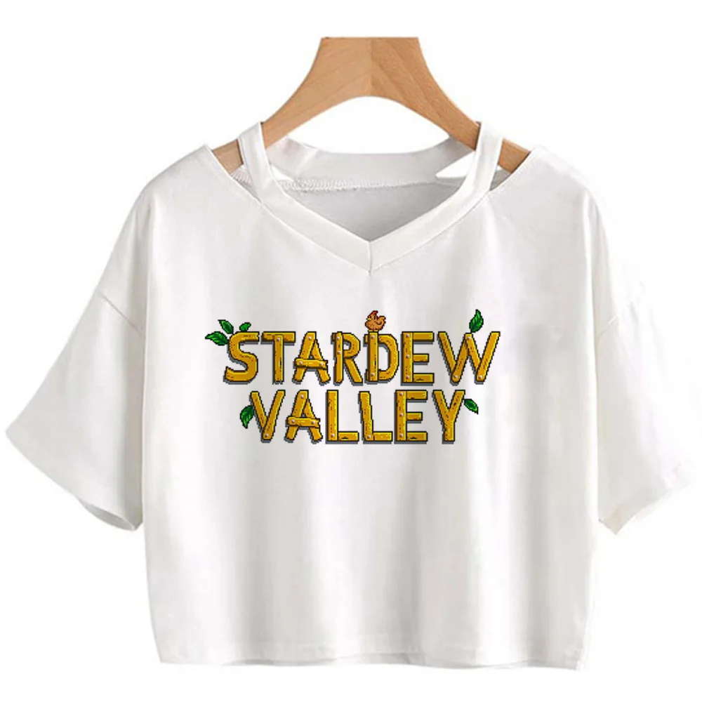 Stardew Valley top women graphic streetwear designer Tee girl designer clothing