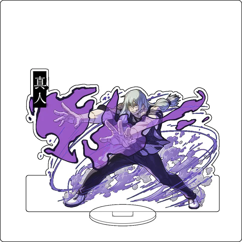 أنيمي Jujutsu Kaisen تأثيري الاكريليك تقف ، Satoru Gojo Yoji Itadori Sakuna Megumi نموذج شخصية ديكور مكتب جمع الهدايا