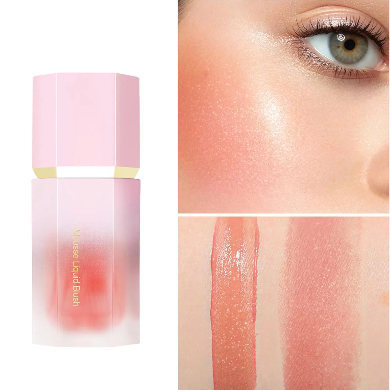 Bochecha Blush Versátil Facial Nutritivo Blush Cremoso À Prova de Manchas Maquiagem Cosmética para Aplicação Diária