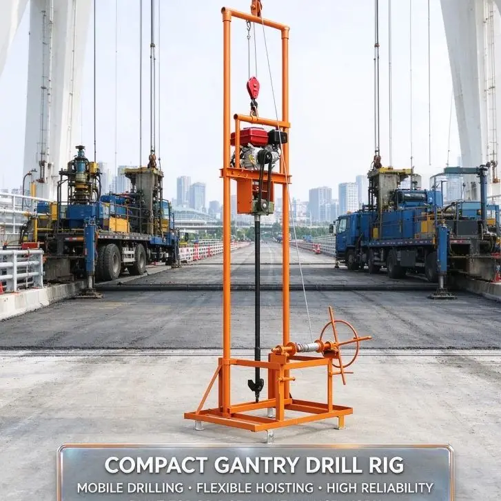 Customized Gantry Frame Water Well Drilling Rig, Quick Assembly & Disassembly Drilling Equipment, Water Well Drilling Machine