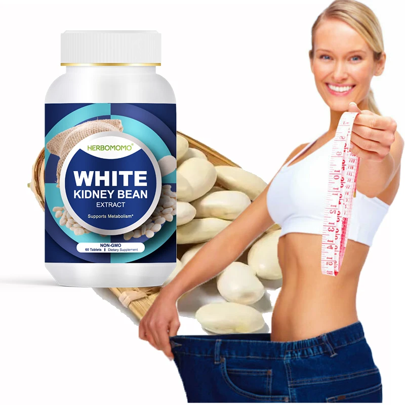 White Kidney Bean Extract Capsules for health, Dietary supplements for Women , Natural Energy supplements for Men