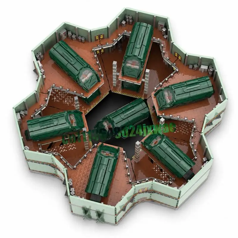 31632PCS Stargate Puddle Jumper MOC Space Battle Model Custom Puzzle DIY Assembly Educational Toy Popular Gift Collection Bricks
