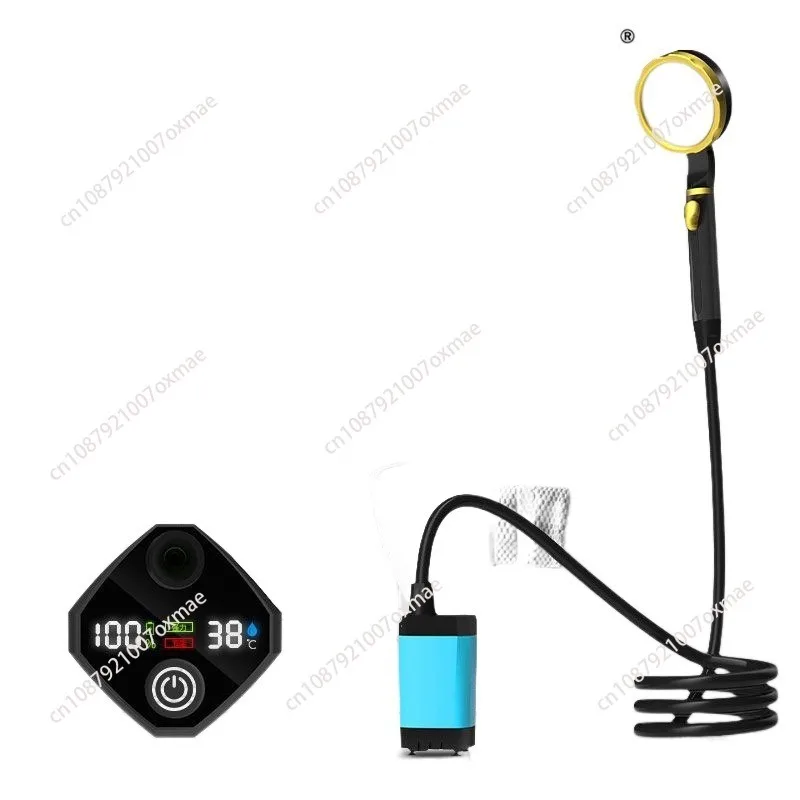 

Outdoor bath artifact electric shower