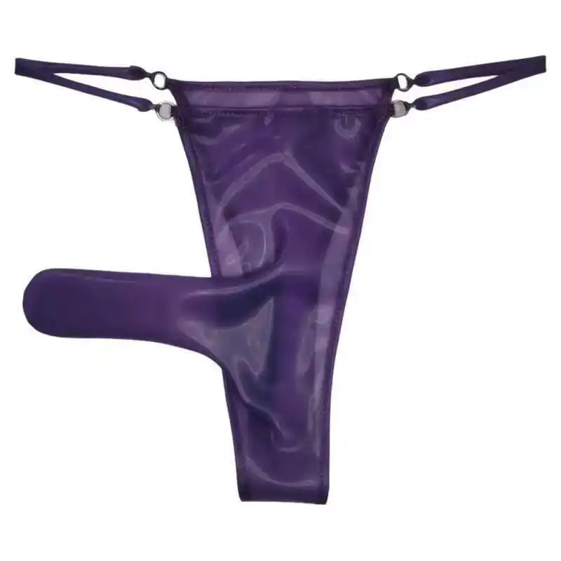 Transparent Latex Leather Underpants Men Lingerie Panties Plus Size Underwear Sexy Briefs