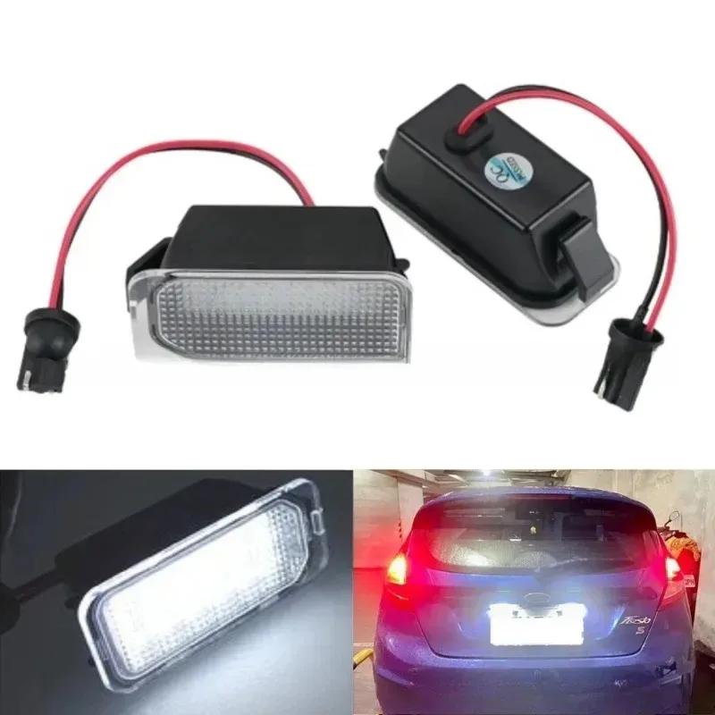 

For Jaguar XJ XF Fiesta Focus S-MAX Grand C Max Mondeo Kuga Galaxy Ecosport Canbus Number Plate Light Hot Sale LED License Lamps
