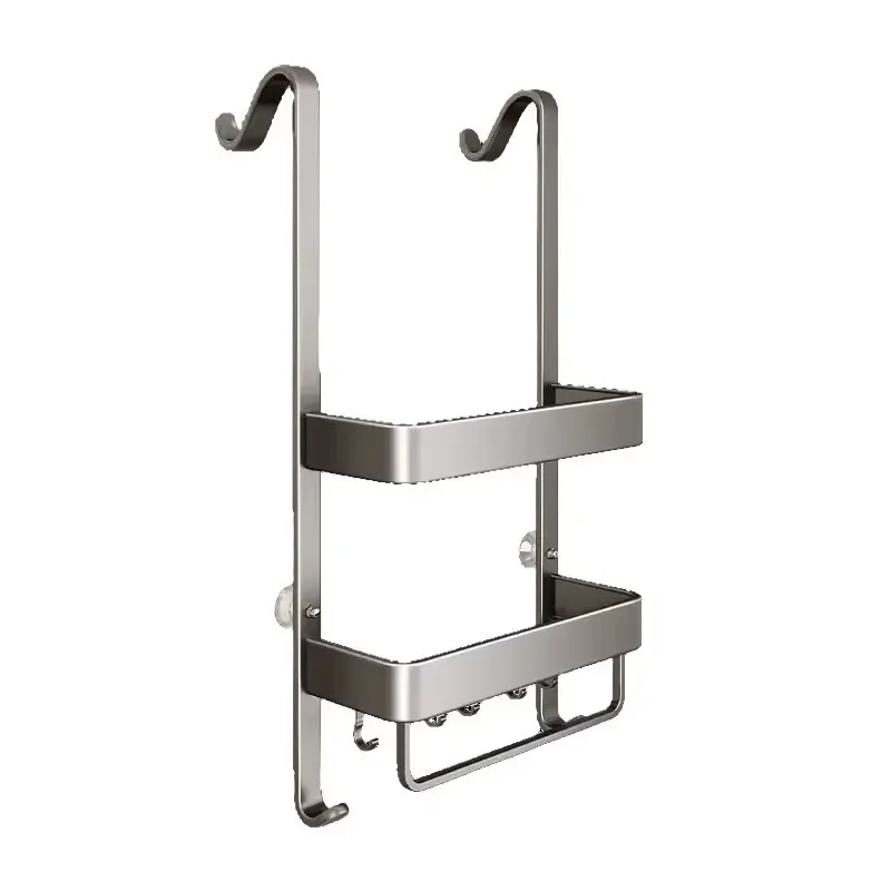 Stainless Steel Bathroom Shelf Bracket Wall Mounted Storage Rack Holder for Shower Toilet Organizer Accessories Hardware