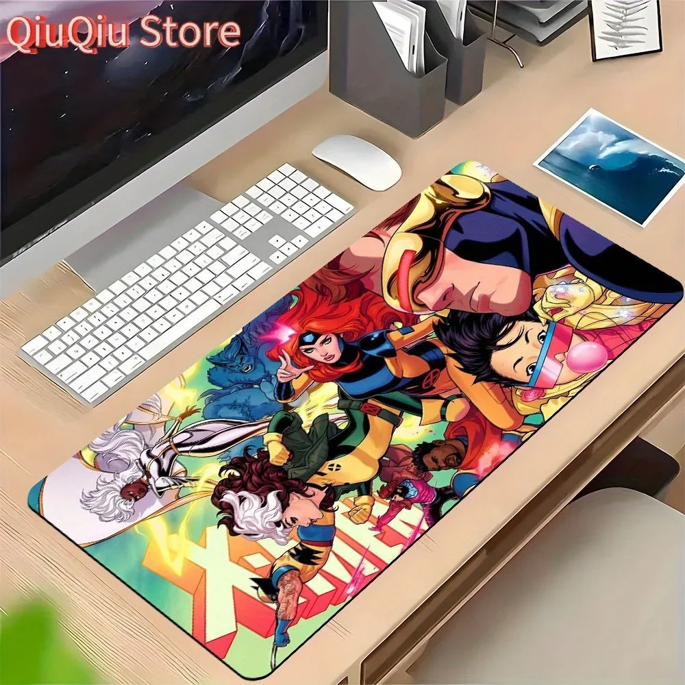 قطعة واحدة من لوحة ماوس Marvel X-Men - تصميم أبطال خارق نابض بالحياة، قاعدة مطاطية متعددة الوظائف، مثالية للألعاب وديكور المكاتب والعطلات