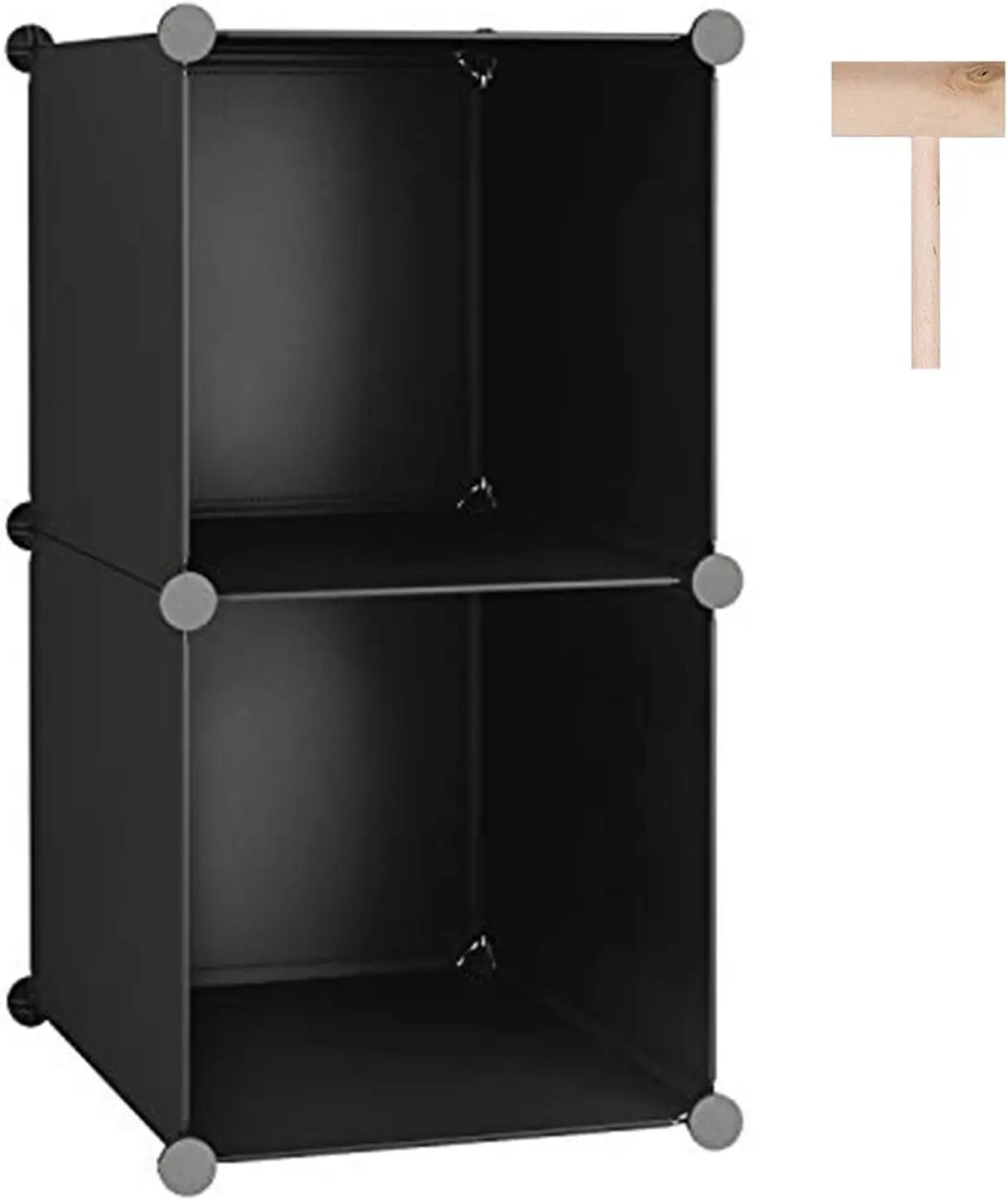 

C&AHOME Cube Storage, 2-Cube Organizer Units, Plastic Closet Storage Shelves, DIY Book Shelf, Modular