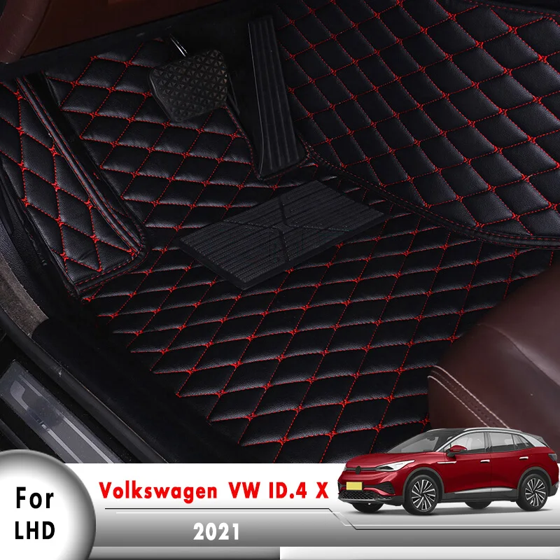 

Car Floor Mats For Volkswagen VW ID.4 X 2021 Carpets Rugs Pedals Custom Auto Parts Interior Accessories Covers Foot Pads