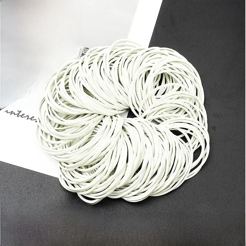 

Pure White Elastic Band Black And White Elastic Hair Band Household Organization Tools White Leather Strap Bungee Cord