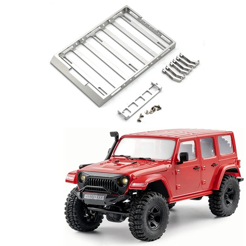 RC Car Upgrade Kit Metal Roof Rack With Side Ladder For 1/18 FMS EAZYRC Rochobby FIRE Horse Arizona ,3