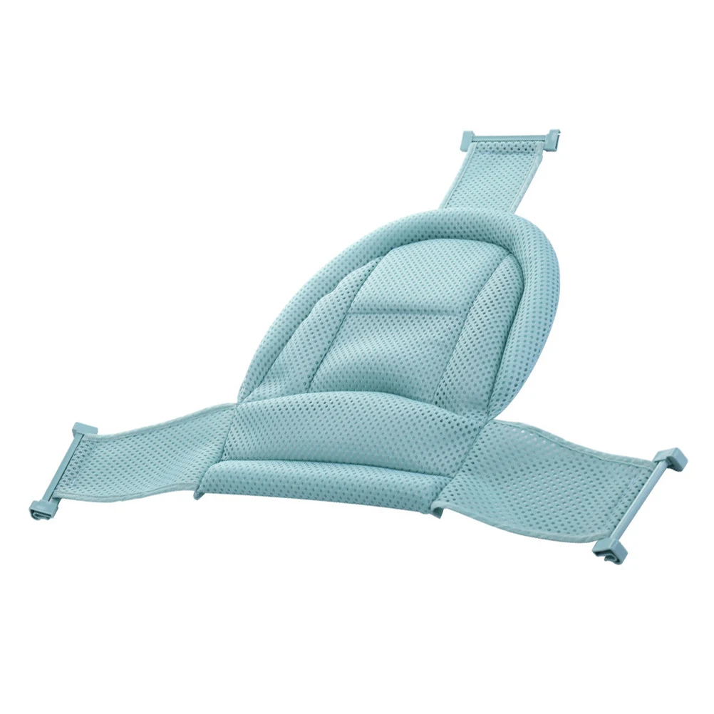

Anti Slip Bathtub Rack Mesh Cushion Seat Newborn Bath Pad Travel Light Washable Quick Dry Safe Cradle Bathe