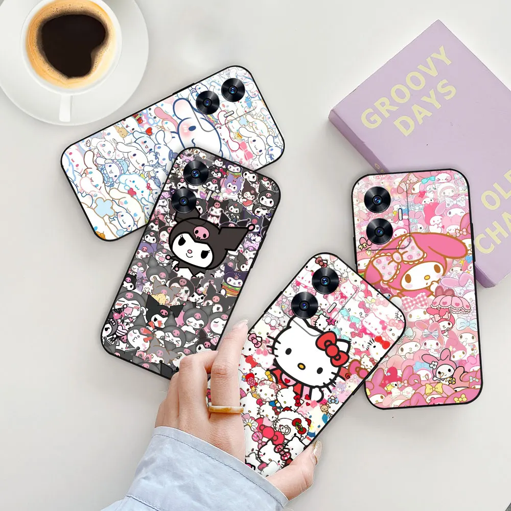 

Anime My Melody Hello Kitty Kuromi Case For Realme C55 C53 C35 C33 C31 C30 C30S C21 C21Y C20 C15 C12 C11 Narzo 50A 50I 50 Cover