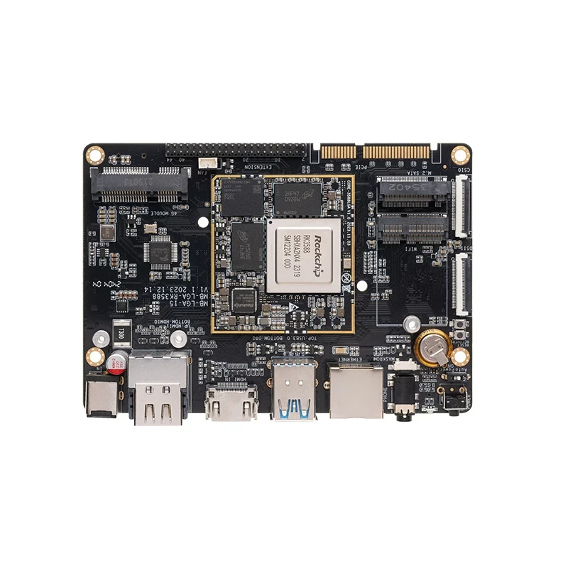 firefly AIO-3588L 8K AI Mainboard RK3588 Octa-Core 64-Bit 2.4Ghz NPU 6Tops 48MP IPS WIFI6 Gigabit Ethernet M.2 Linux Android