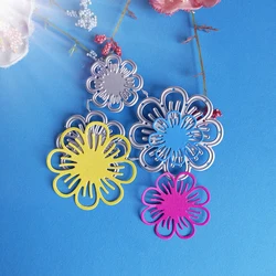 beautiful flowers cutting dies for English letters, scrapbooks, reliefs craft stamps, photo album puzzl