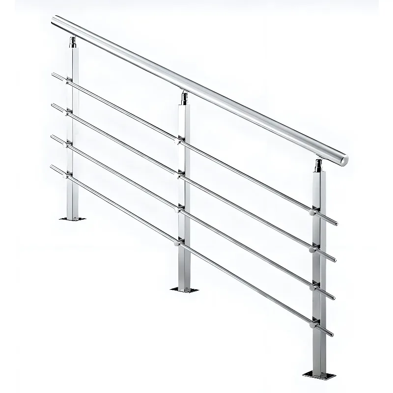 304 stainless steel modern corridor railing handrail protection platform staircase railing hotel balcony swimming pool